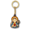 Front image of the Virgin Mary keychain