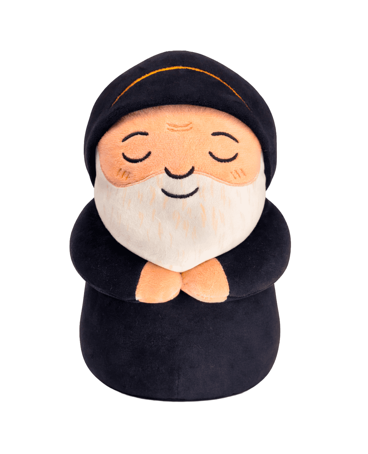 Front image of the Saint Charbel plushie