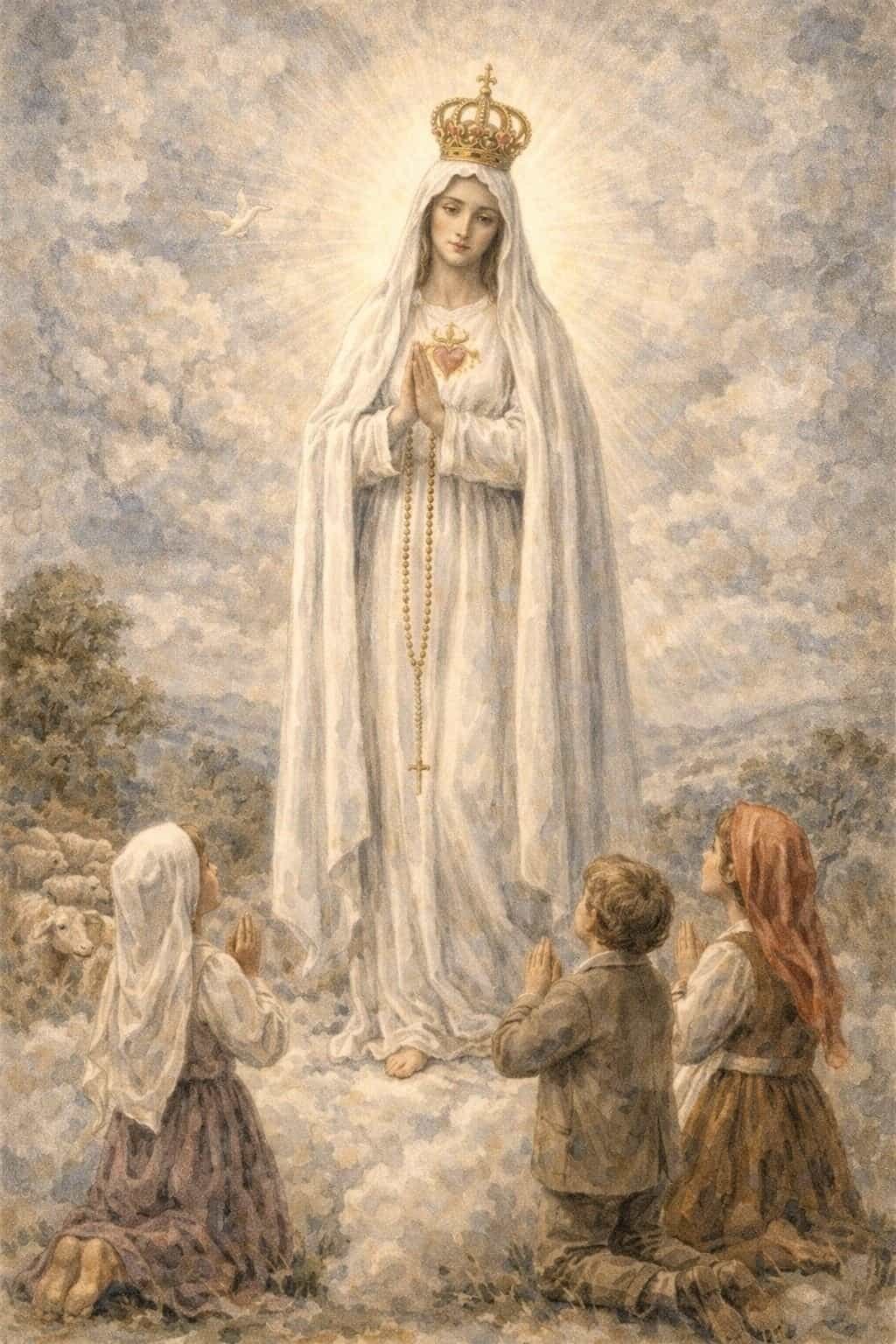 Painting of Our Lady of Fatima