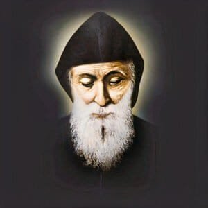 Painting of Saint Charbel