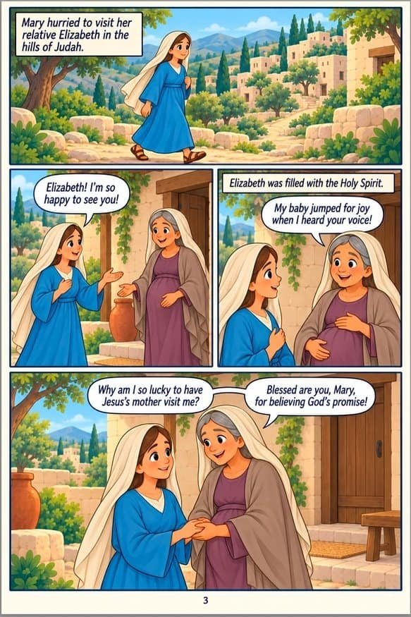 Mary digital Bible comic